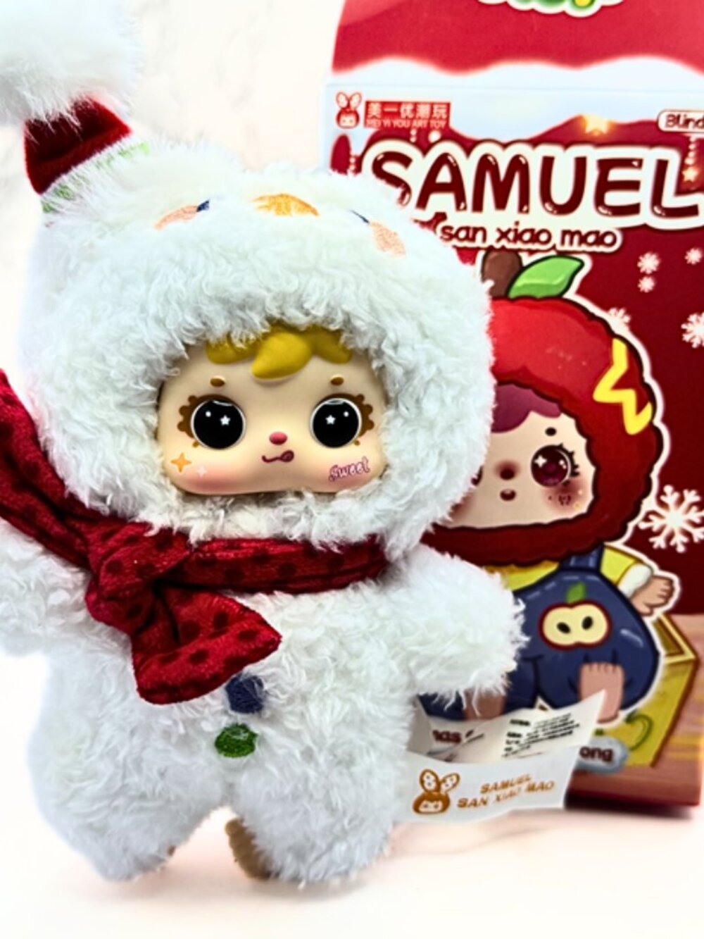 Samuel Christmas Lullaby Series Confirmed Snowman Plush Apple Scent